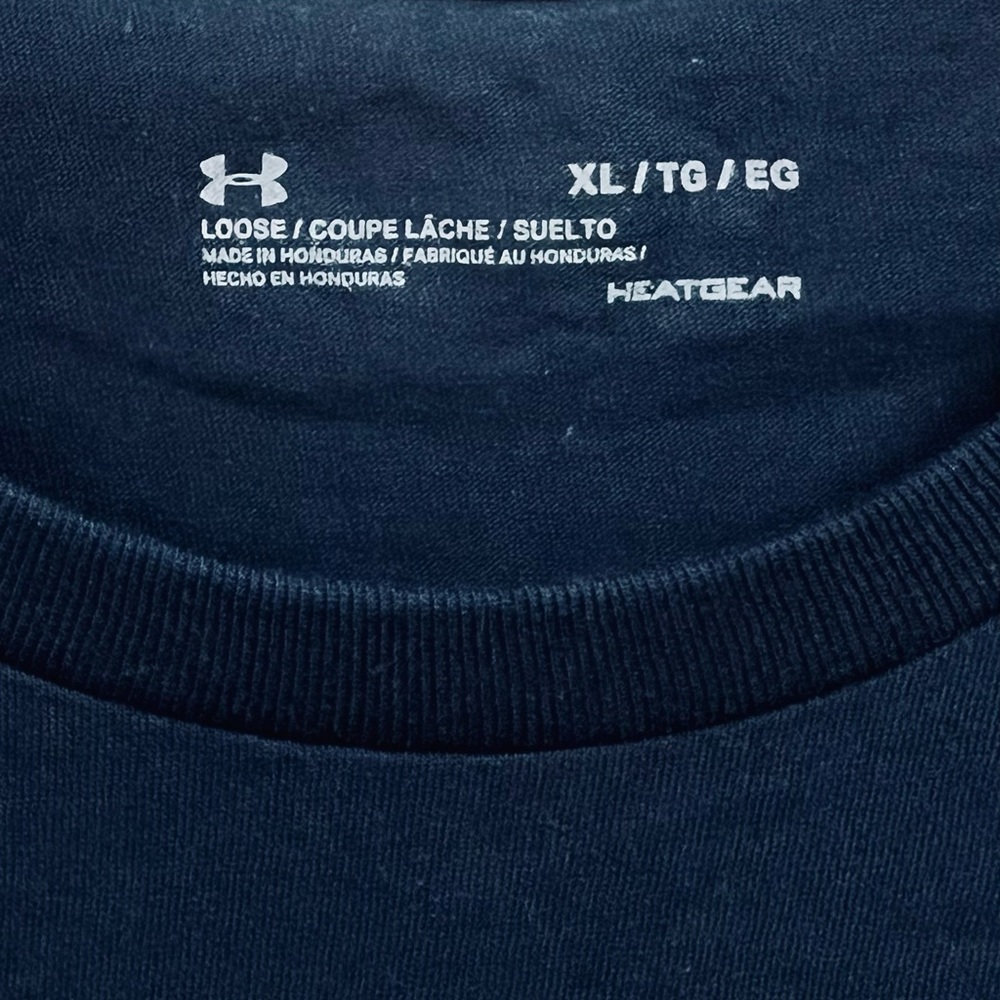 NWT Under Armour Mens Graphic Logo Tee T-Shirt Navy Blue - Picture 6 of 11